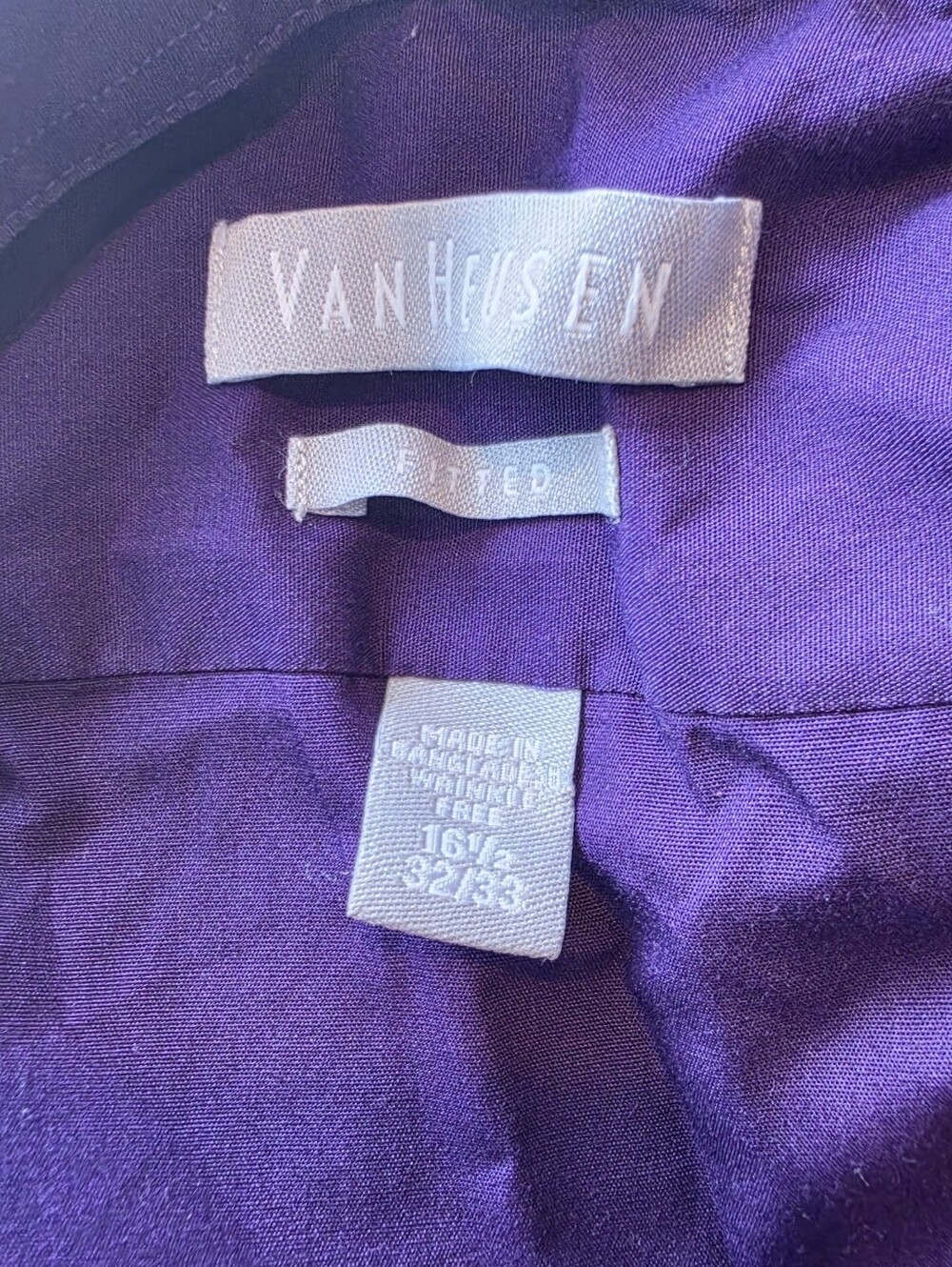 Van Heusen Men's Purple Dress Shirt